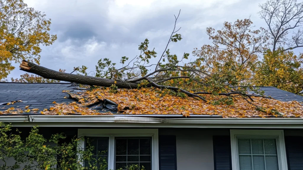 Wind Damage and Roof